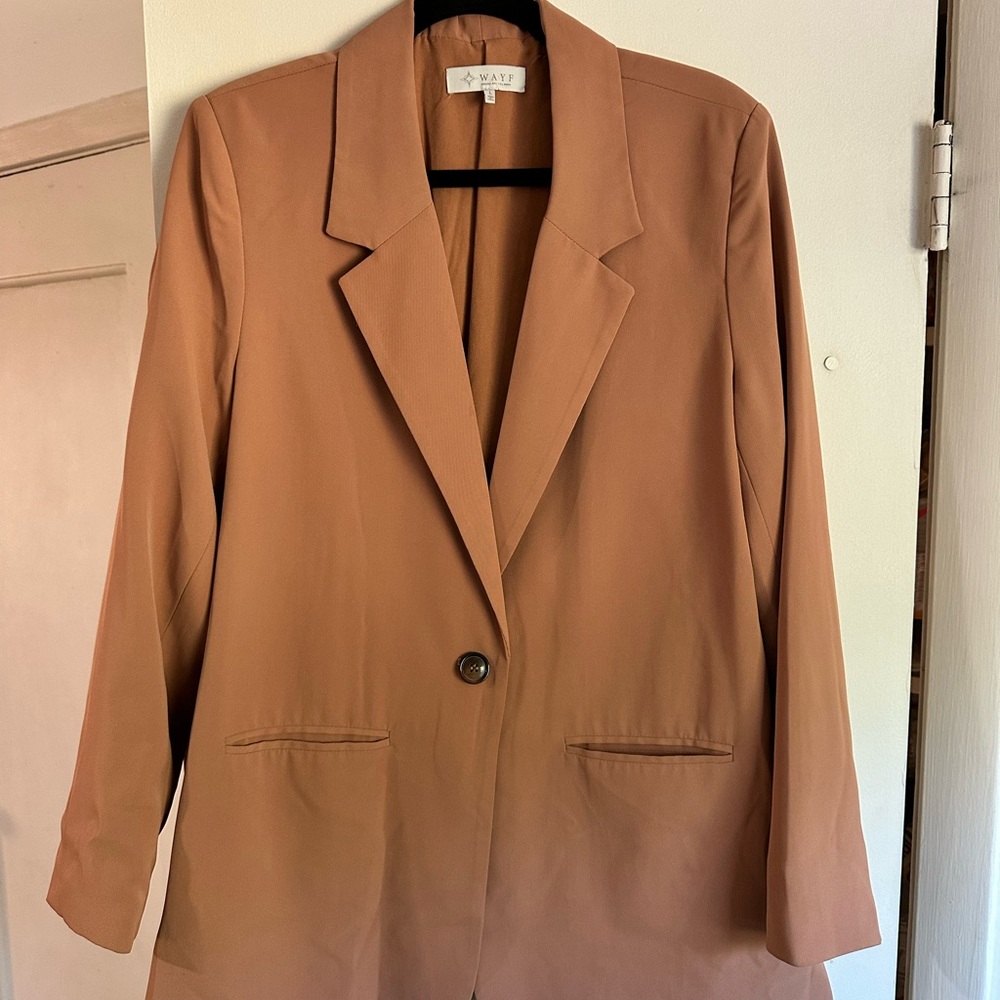 Tan Women's Blazer by WAYF